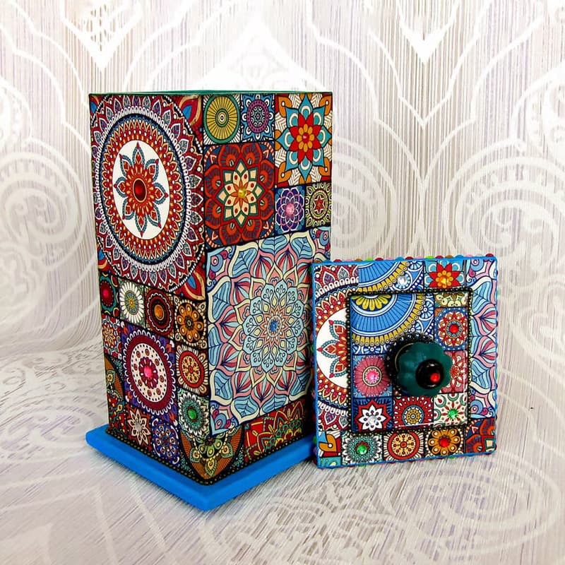 Tea house, Wooden tea box, Tea Party, kitchen decor, housewarming gift