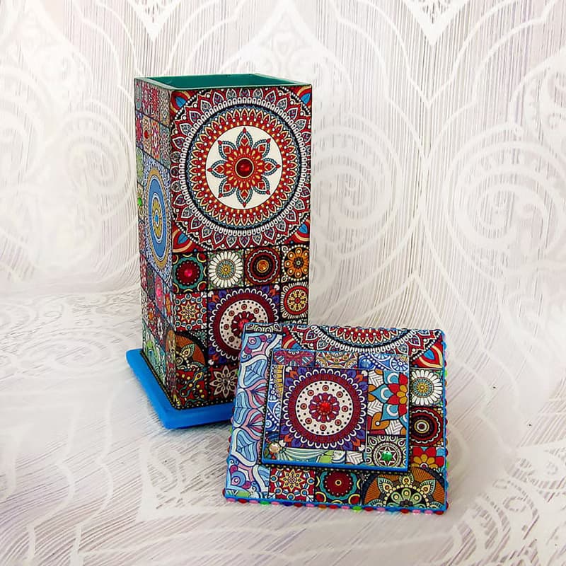 Tea house, Wooden tea box, Tea Party, kitchen decor, housewarming gift