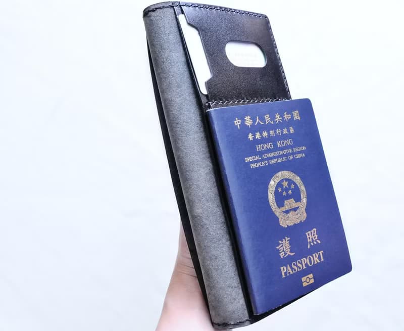 3票夾咭位護照套 好好縫 皮革材料包 PASSPORT 證件套 意大利 