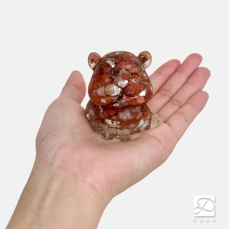 水晶 開運老虎 M號 | 天然石擺飾 | 新年禮物 新年裝飾 | 五行