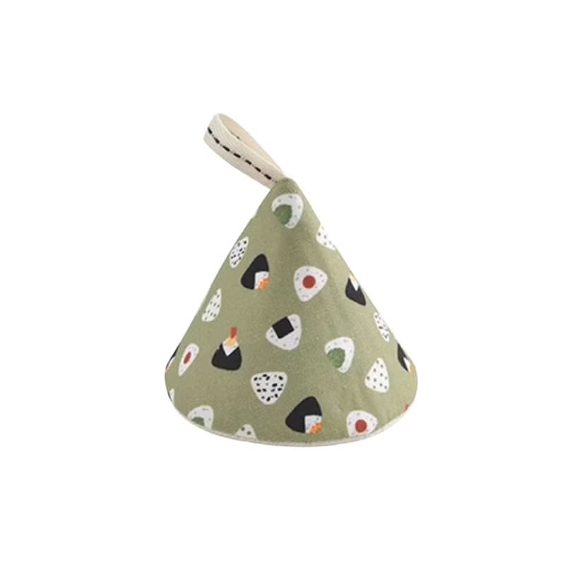 日本霜山 布藝隔熱防燙三角鍋帽(小款)-多種花色可選
