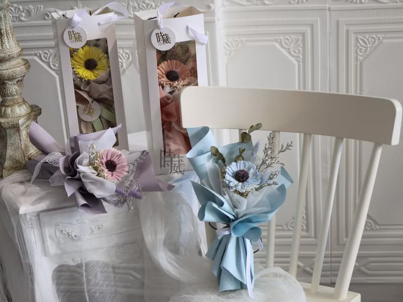 理想未來 向日葵 乾燥花花束