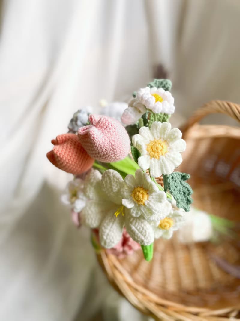【好日手作】 春日爛漫細緻手工編織花禮求婚花束捧花