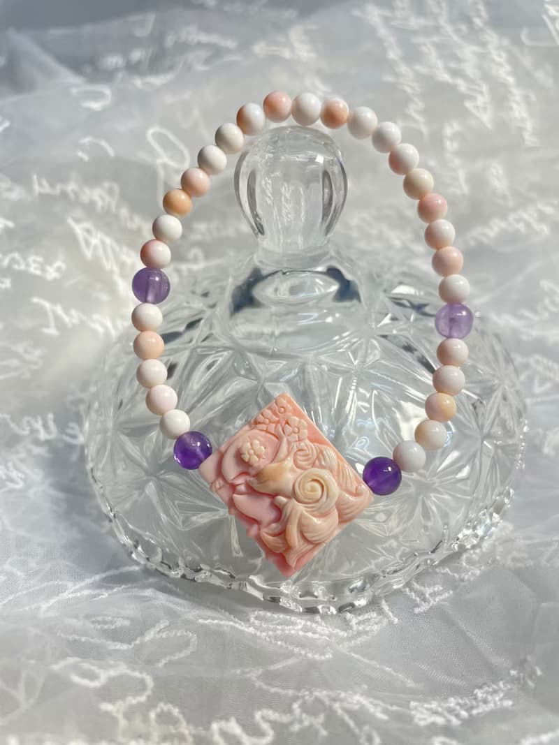 三生三世枕上書  初夢  女王貝紫水晶薰衣草紫水晶