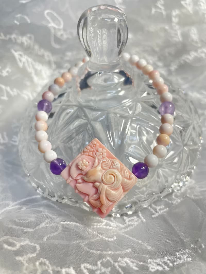 三生三世枕上書  初夢  女王貝紫水晶薰衣草紫水晶