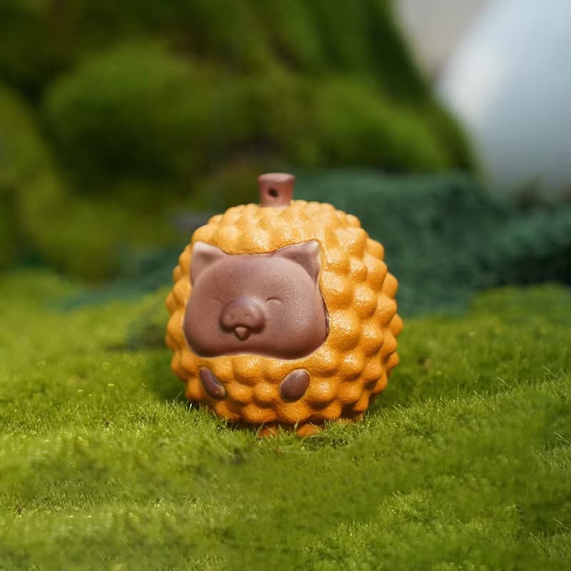 陸寶 榴福禮盒 福氣茶寵 榴槤 茶具組