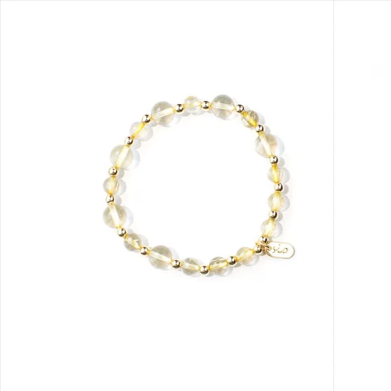 【麥穗-亮金款】黃水晶|金髮晶