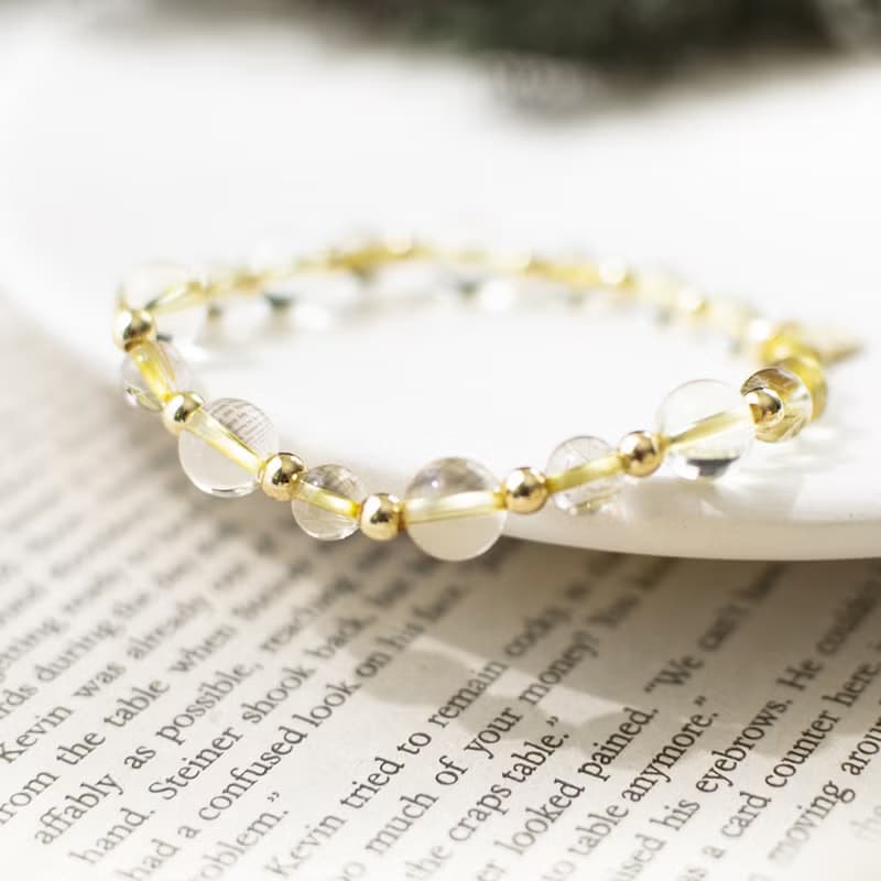 【麥穗-亮金款】黃水晶|金髮晶