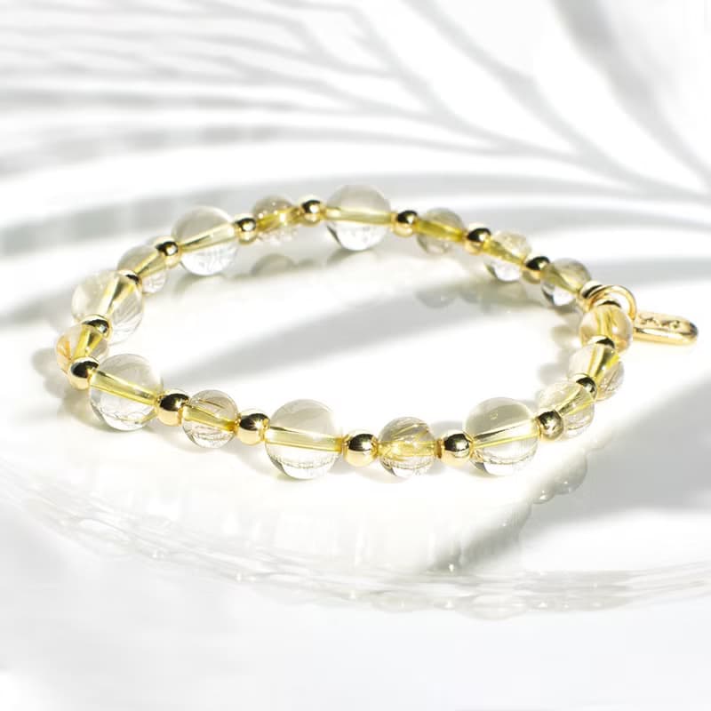 【麥穗-亮金款】黃水晶|金髮晶