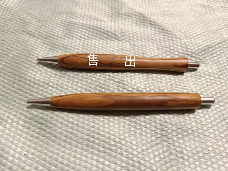手工車製橄欖木2mm工程筆 可客訂木材及筆型 聖誕節交換禮物~