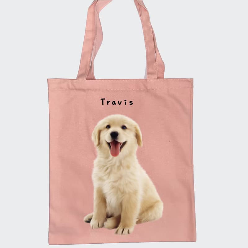 【Pet Shop系列】訂製寵物圖案帆布包彩色棉麻手提帆布袋