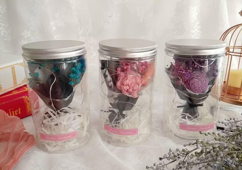 【藍芯手作】大理石花罐・乾燥花罐・畢業花束・生日禮物・開幕禮