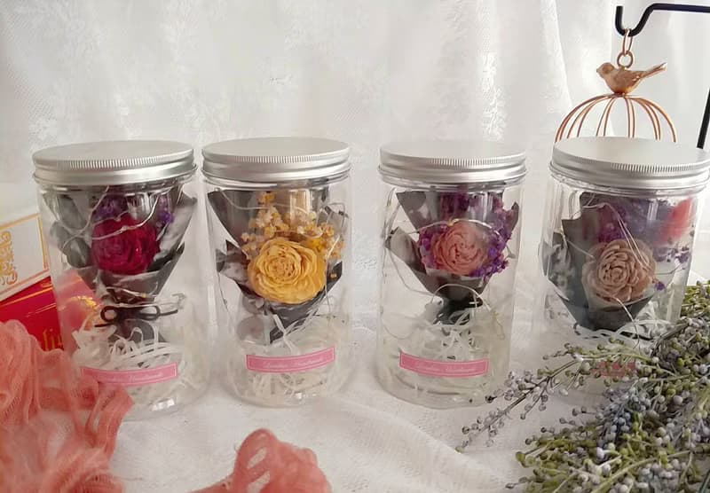 【藍芯手作】大理石花罐・乾燥花罐・畢業花束・生日禮物・開幕禮