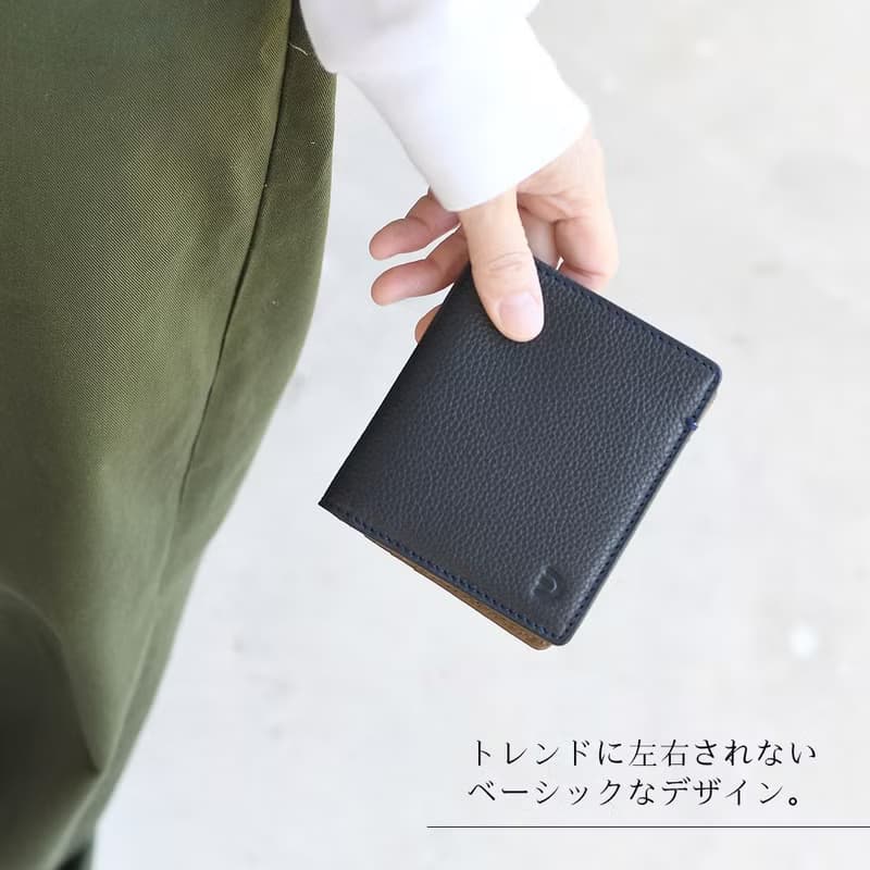 沉穩大人味 日系質感壓紋牛皮中/短夾 Made by Baggy Port Japan