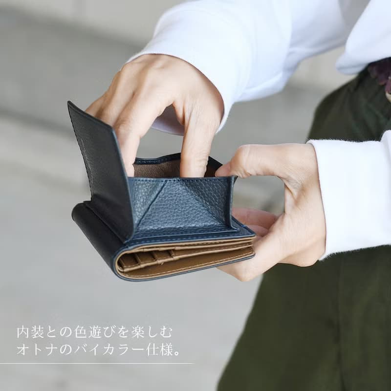 沉穩大人味 日系質感壓紋牛皮中/短夾 Made by Baggy Port Japan