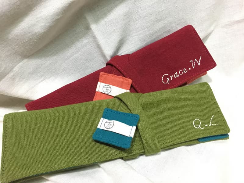 加購商品 英文姓名刺繡 限八字內 餐具包 鑰匙包 收納包 口金適用