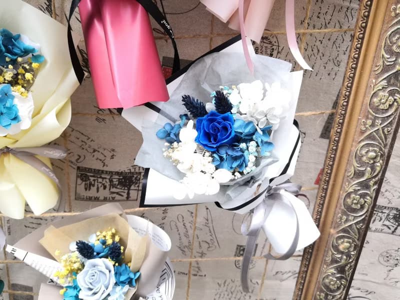 質感花束 母親節 情人節花束 情人節禮物 情人節 女友花束 乾燥花