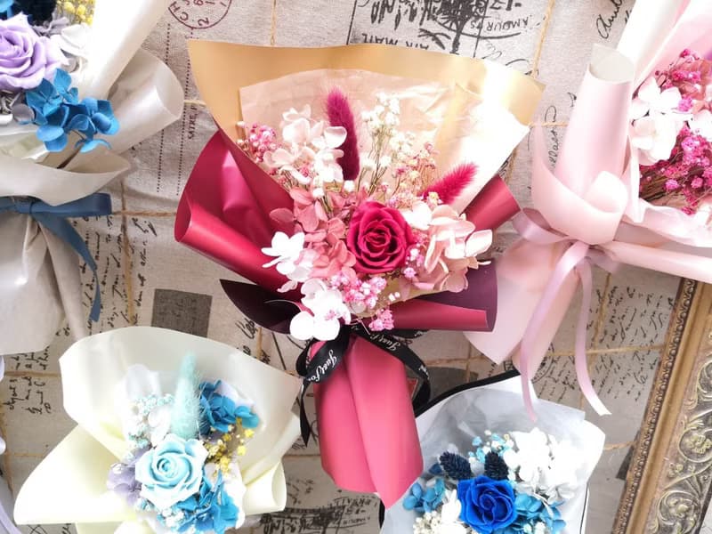 質感花束 母親節 情人節花束 情人節禮物 情人節 女友花束 乾燥花