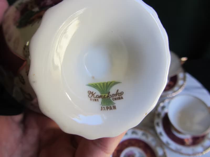 【老時光 OLD-TIME】早期日本製古典精美茶具組(一杯一盤為一組