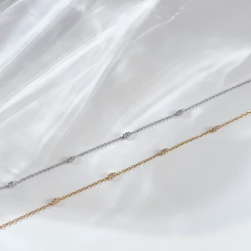 純粹 - 鑲鑽手鍊