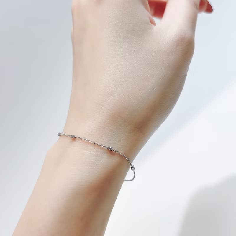 純粹 - 鑲鑽手鍊