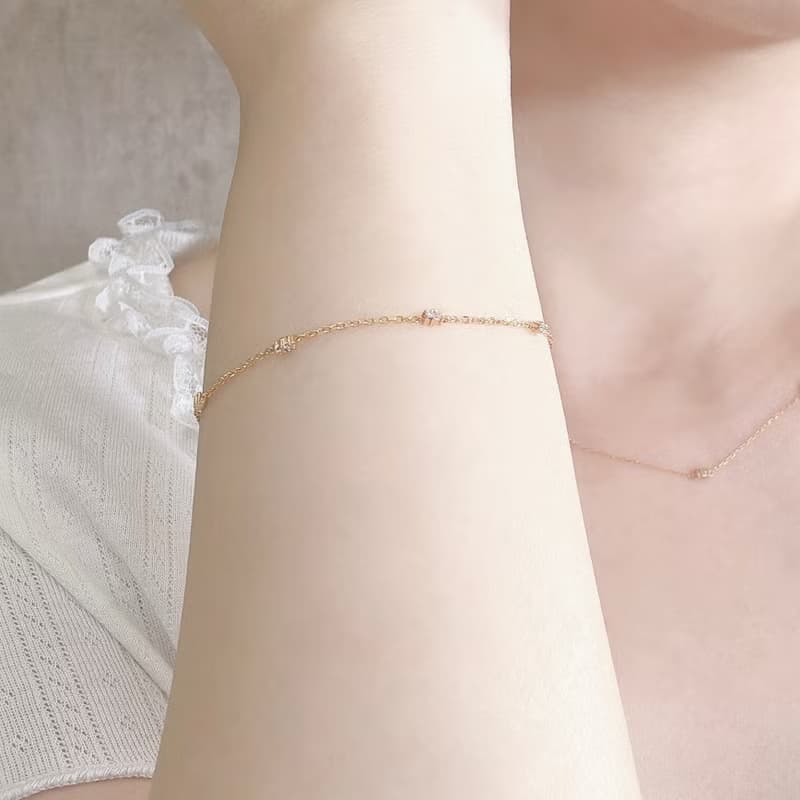 純粹 - 鑲鑽手鍊