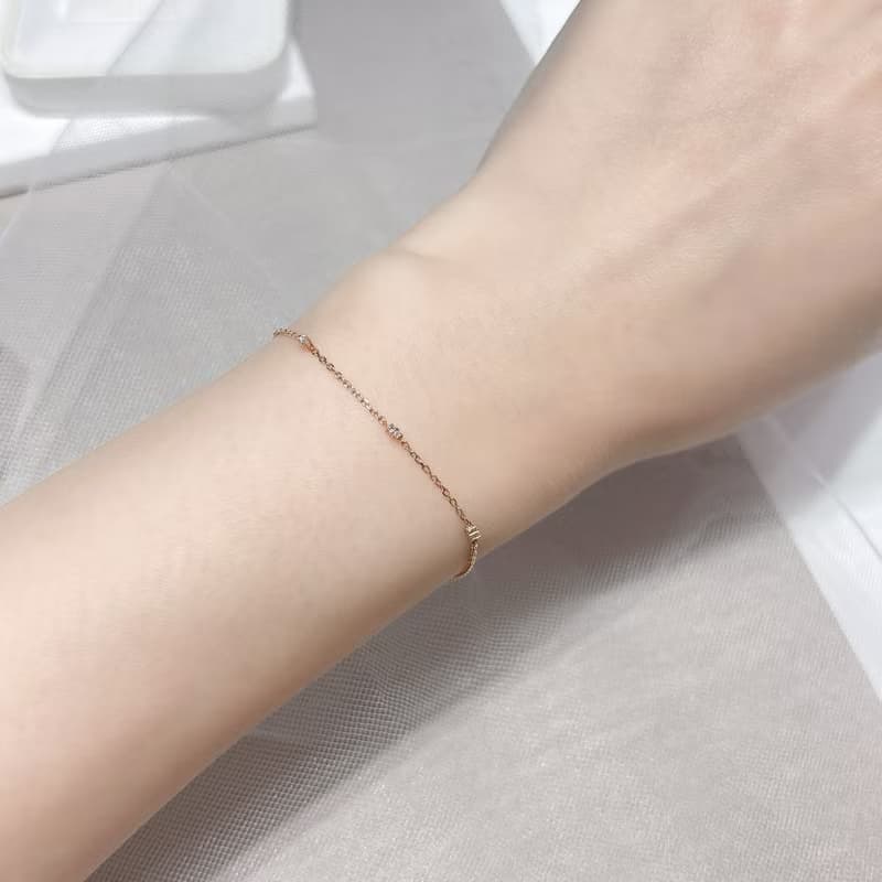 純粹 - 鑲鑽手鍊