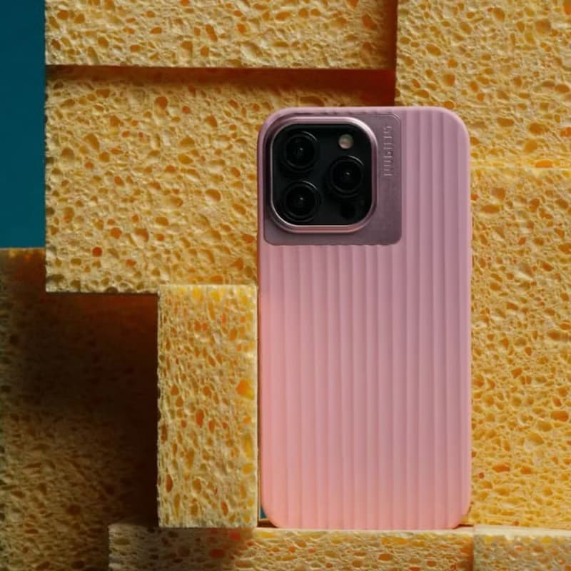 Nudient | BOLD 立體矽膠手機殼 - 腮紅粉 magsafe -iPhone16,15