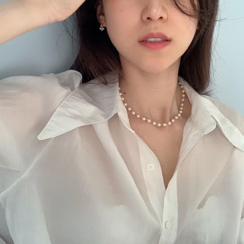 True Love 美國14K注金 銅鍍18K金 輕奢優雅 珍珠飾品 珍珠項鍊