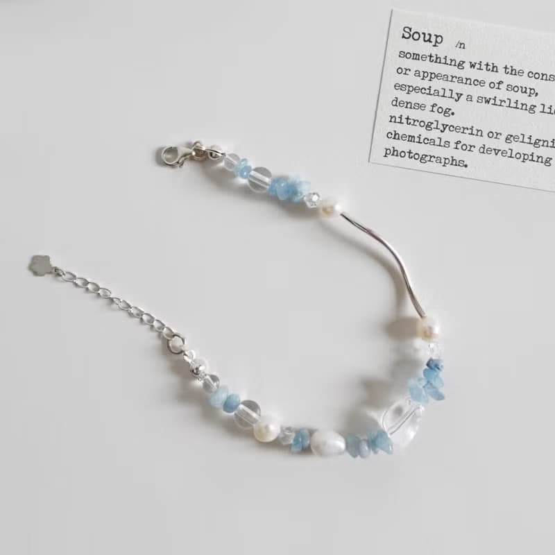 Lily Valley 潺潺流水 | 手工串珠手鍊