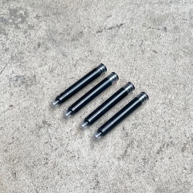 卡式墨水【一組4入.黑色】黃銅-原木角角鋼筆適用