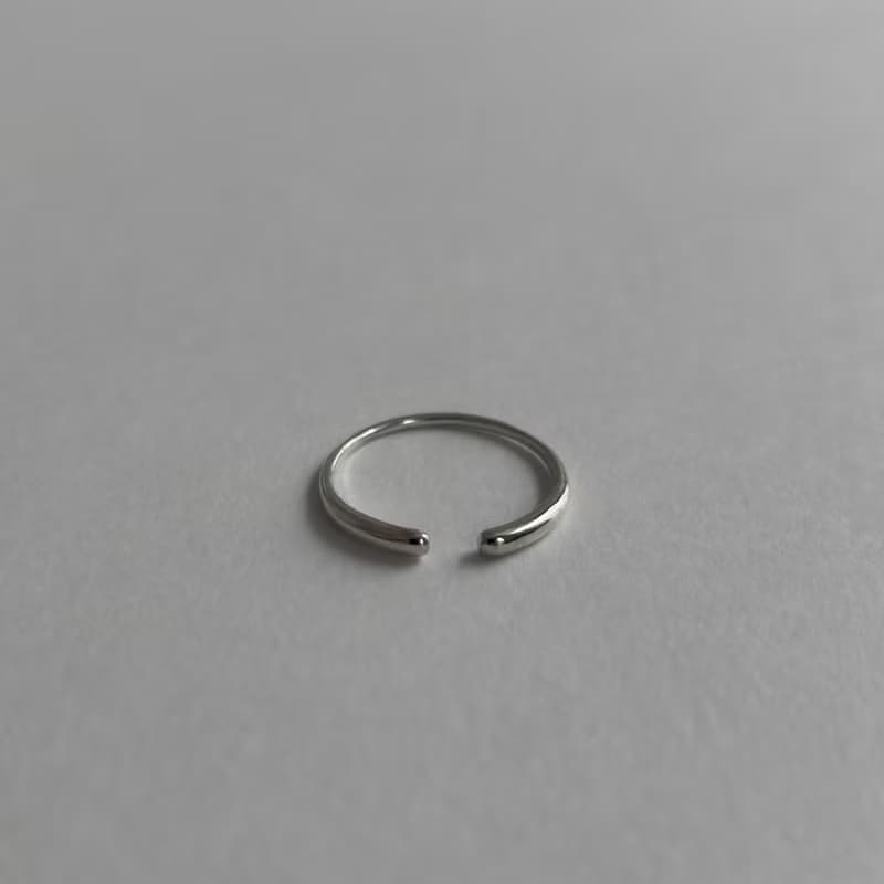 戒指 925純銀 wave ring04