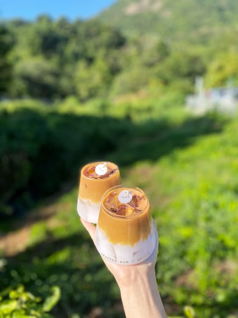 漸層冰咖啡蠟燭 | 手工香氛蠟燭