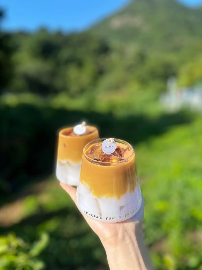 漸層冰咖啡蠟燭 | 手工香氛蠟燭