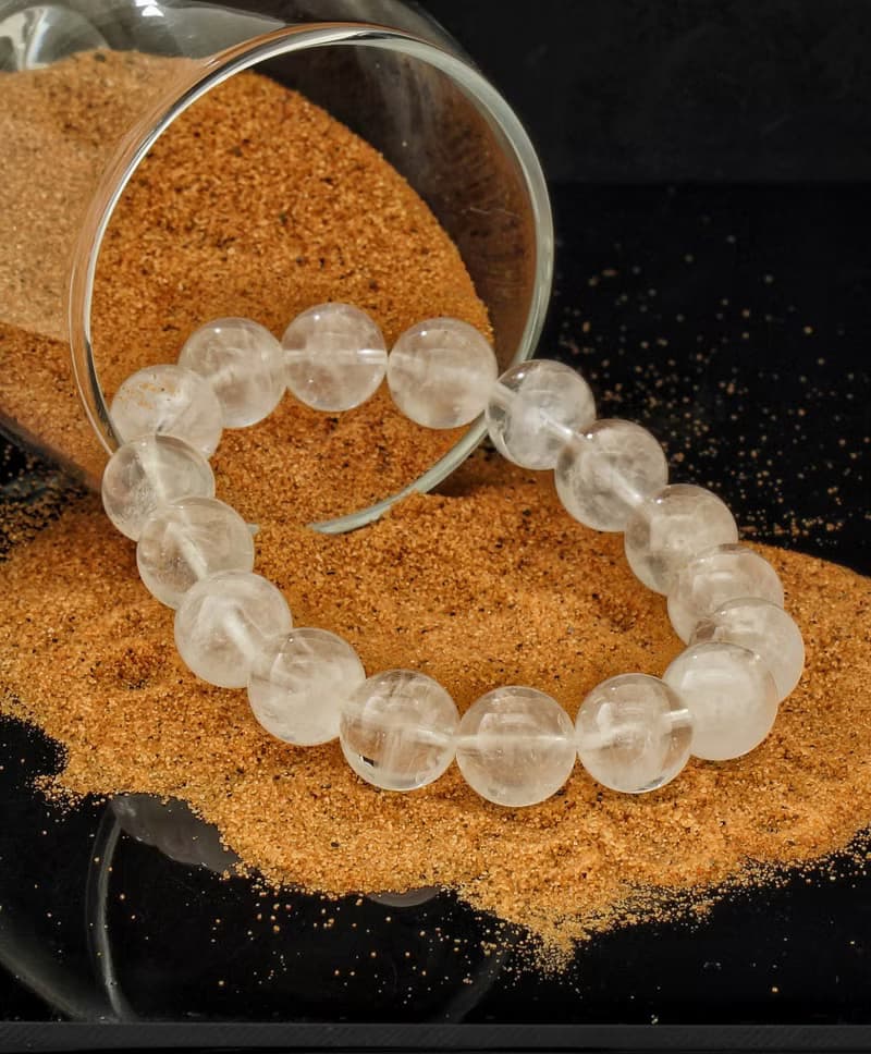 白幽靈 12.3mm 水晶手鍊 ( HKA9211 )