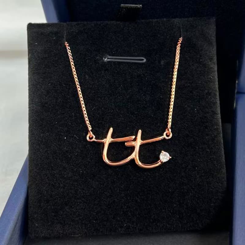 【香港製作】立體設計名字項鏈|名字項鏈|姓名項鏈|情人節禮物