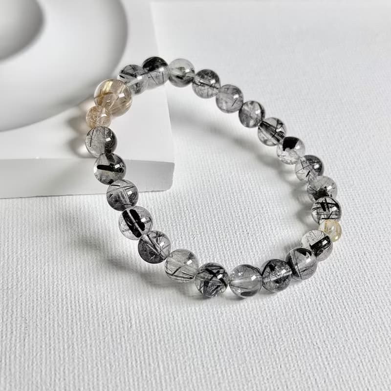 金髮晶。黑髮晶。設計款