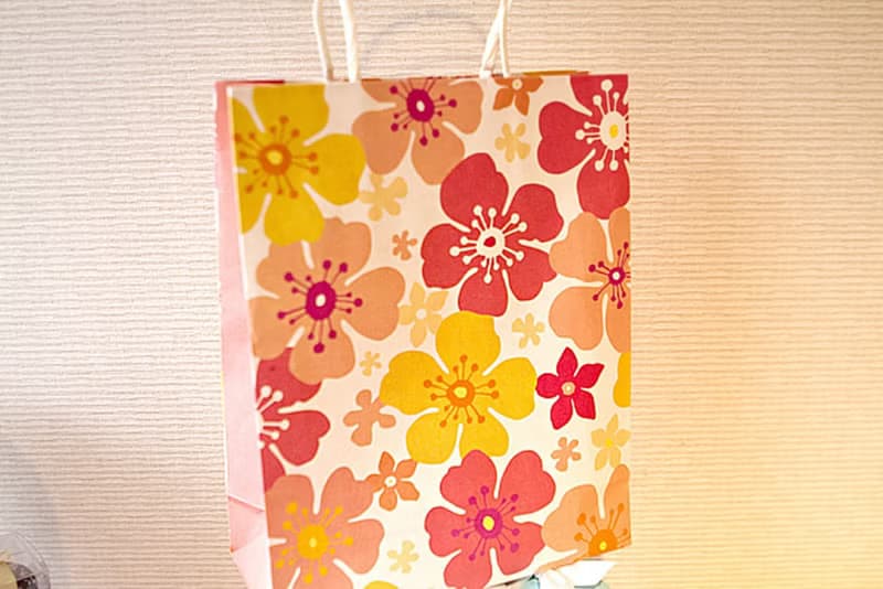 日式風櫻花手提袋(19X24X8cm)小手提袋(包裝袋.可裝禮品)