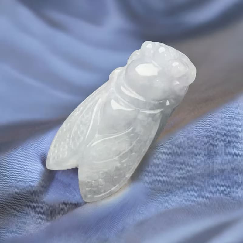 【一鳴驚人】冰種翡翠蟬吊飾 | 天然緬甸玉翡翠A貨 | 送禮