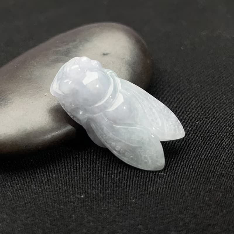 【一鳴驚人】冰種翡翠蟬吊飾 | 天然緬甸玉翡翠A貨 | 送禮