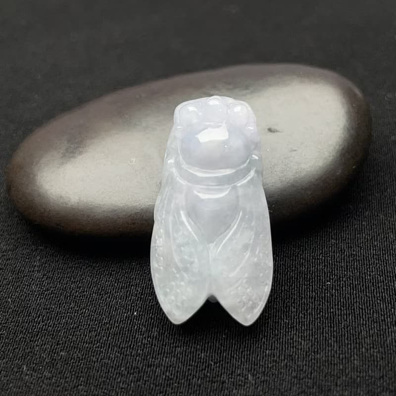 【一鳴驚人】冰種翡翠蟬吊飾 | 天然緬甸玉翡翠A貨 | 送禮