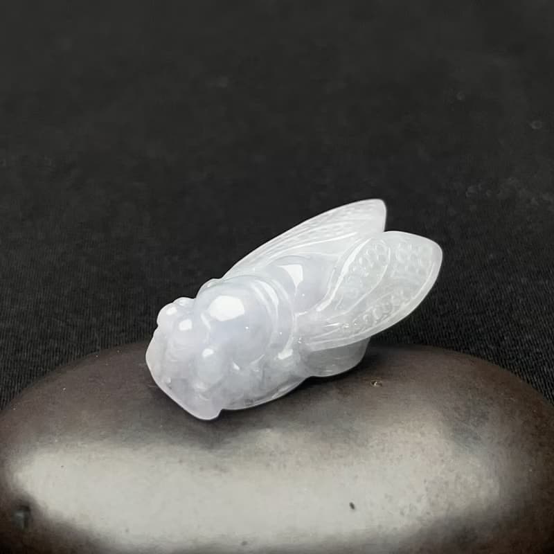 【一鳴驚人】冰種翡翠蟬吊飾 | 天然緬甸玉翡翠A貨 | 送禮