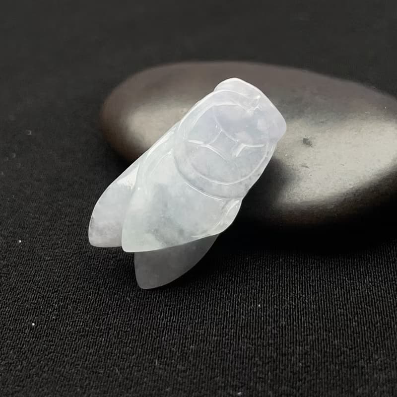 【一鳴驚人】冰種翡翠蟬吊飾 | 天然緬甸玉翡翠A貨 | 送禮