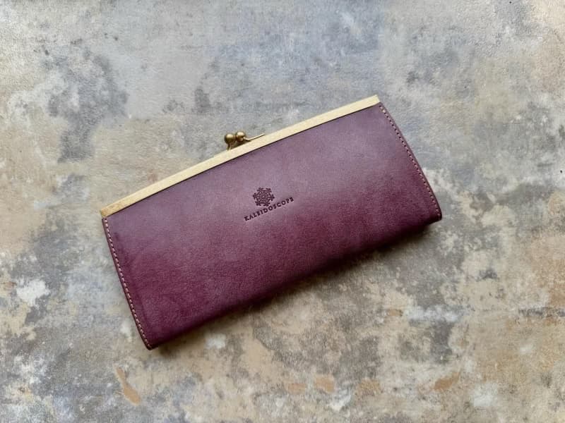 浮足口金の薄型長財布　smart プルーニャ