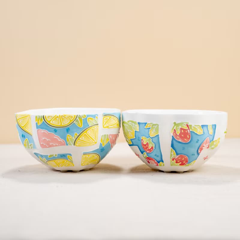 Ceramic Cute Cat Rice Bowls Perfect Houswarming Gift for Friend Funny Handmade