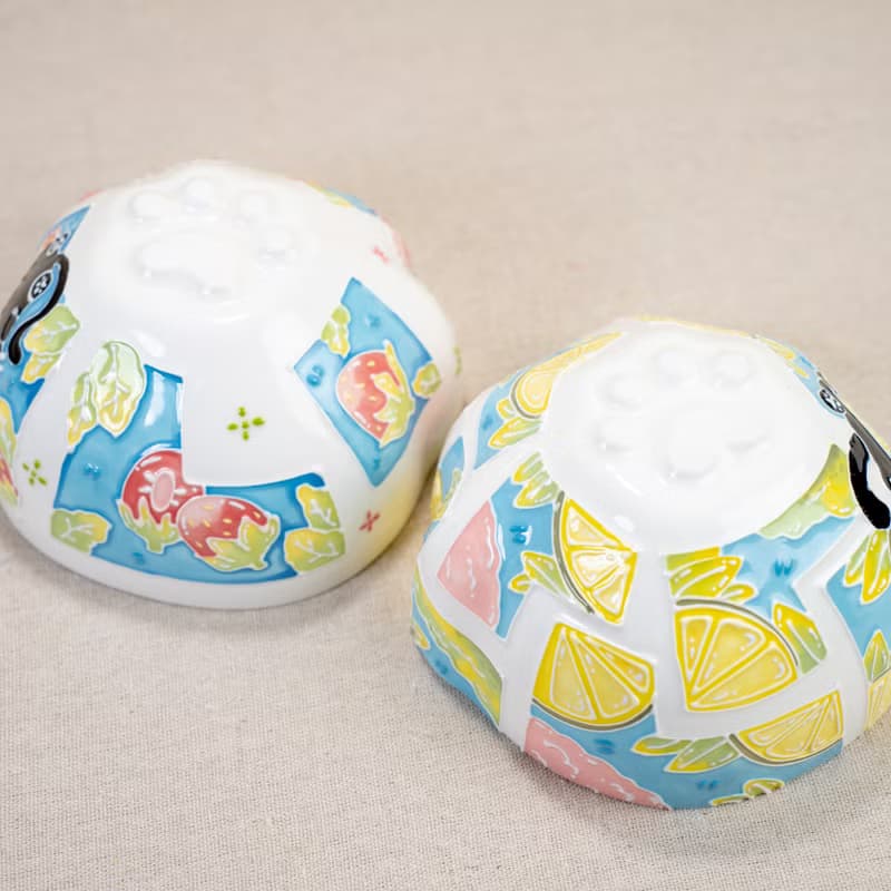 Ceramic Cute Cat Rice Bowls Perfect Houswarming Gift for Friend Funny Handmade