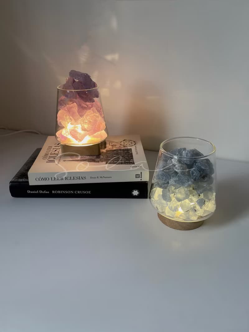 紫水晶/天青石/粉晶原礦燈  綜合天然淨化磁場 現貨 I SOLAR