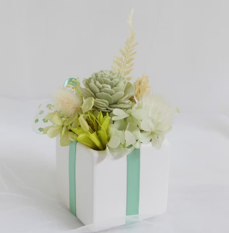 香氛花盆花 森林綠 結婚捧花畢業謝師禮物生日畢業禮物