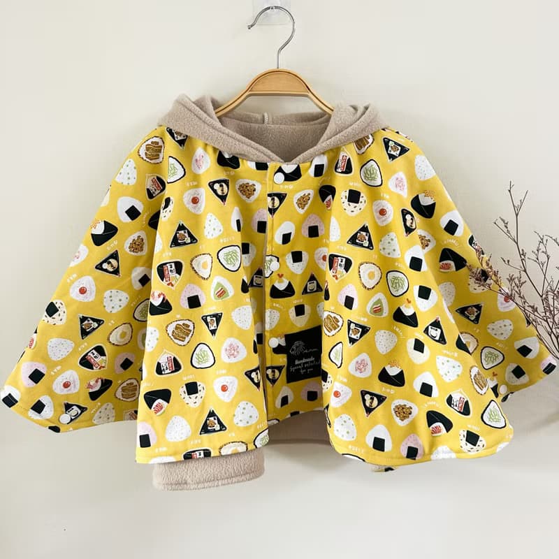 現貨 飯糰黃精靈斗篷 0-4歲