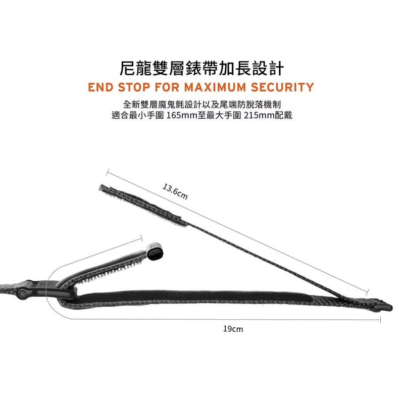 UAG Apple Watch 42/44/45/46/49mm 時尚尼龍錶帶-加長版